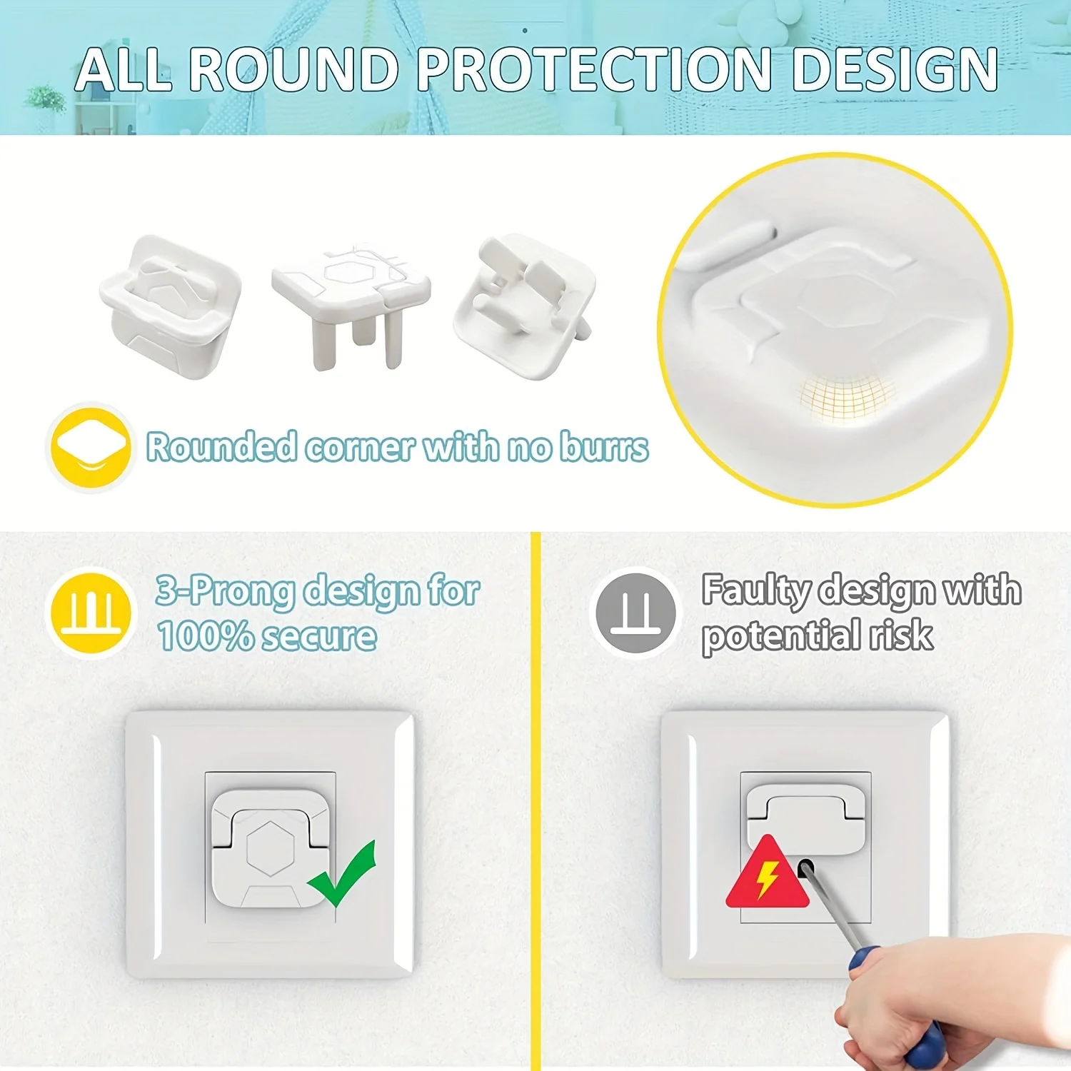 1-20Pc Baby Proof Outlet Cover - Outlet Cover Baby recensie en prijs